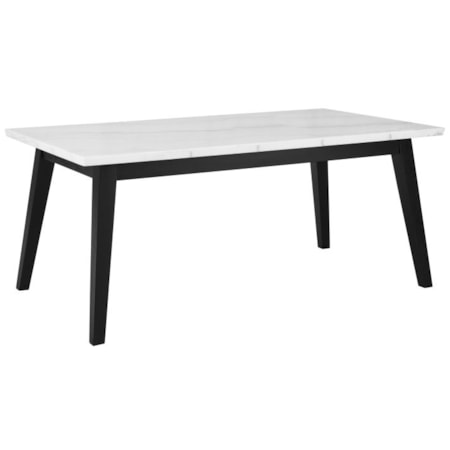 White Marble Top Dining Table