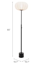 Zuo Wisteria Lighting Collection Contemporary Floor Lamp