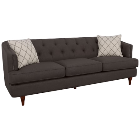 Shelby Recessed Arm Tufted Sofa