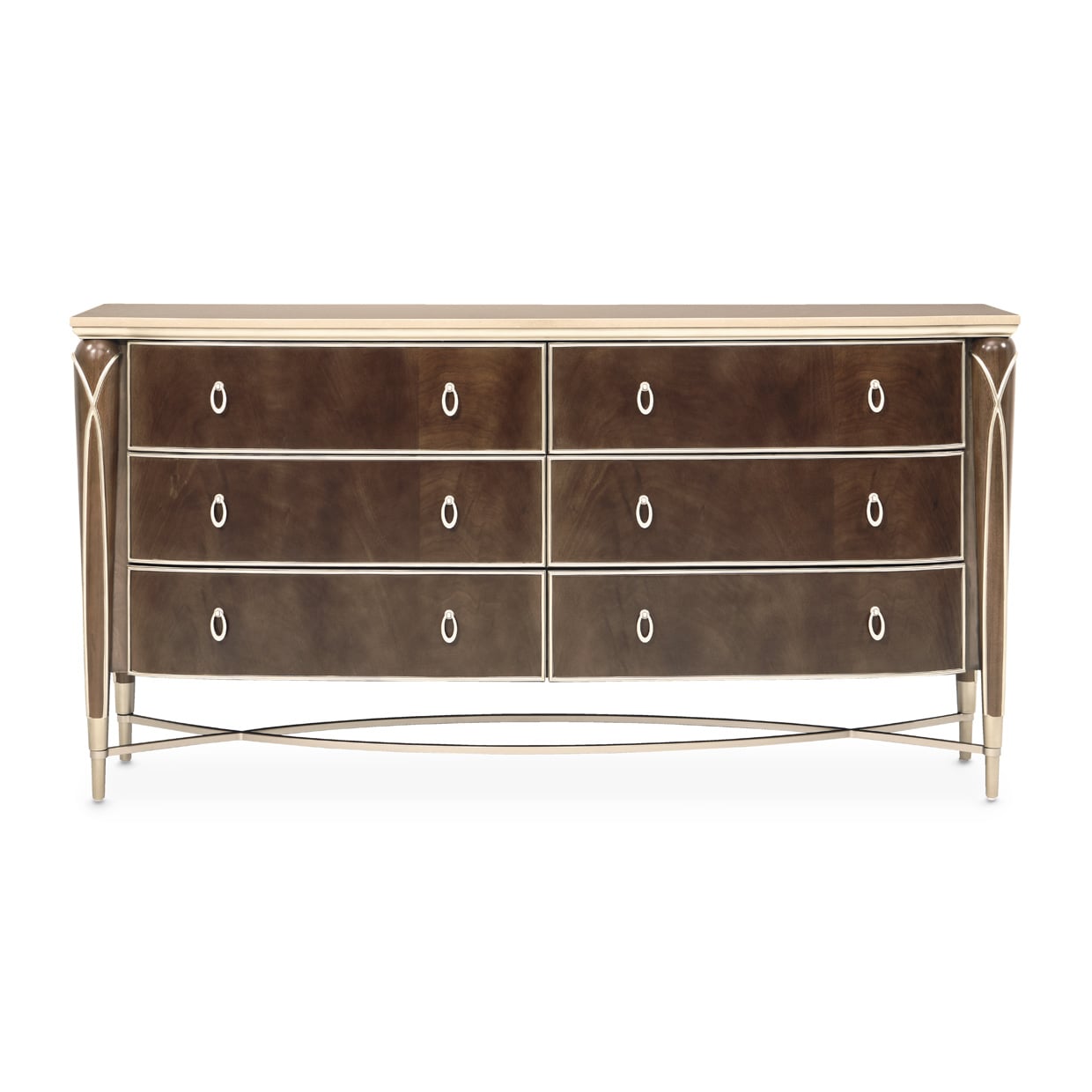 Michael Amini Villa Cherie Villa Cherie Dresser - Hazelnut