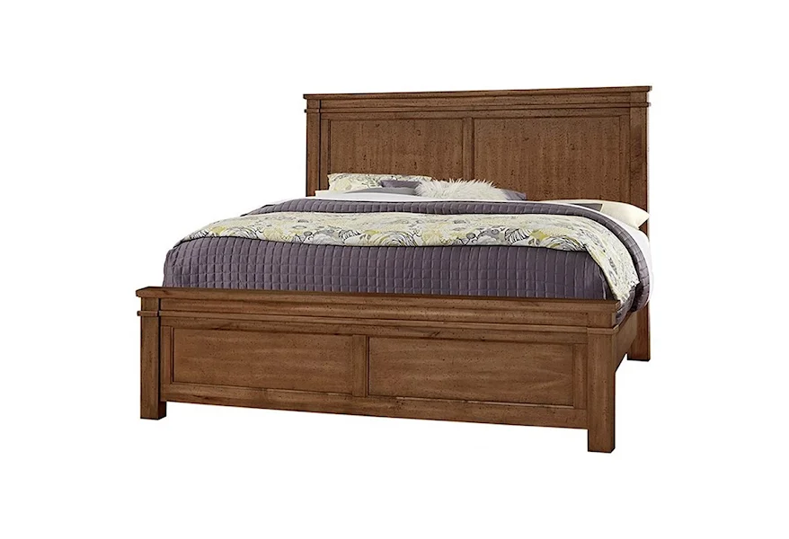 Cool Rustic Queen Panel Bed by Artisan & Post at Esprit Decor Home Furnishings