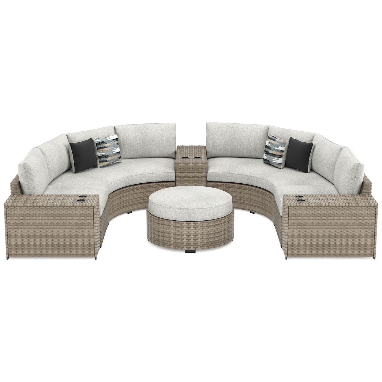 Signature Design by Ashley Calworth Outdoor 7-Piece Sectional