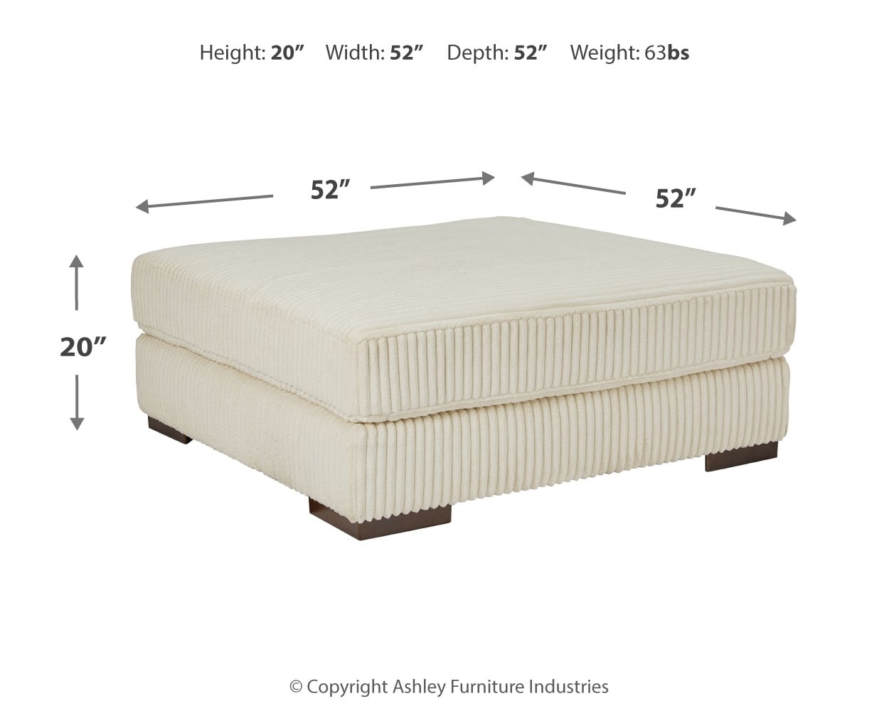 Signature Design by Ashley Lindyn Oversized Accent Ottoman