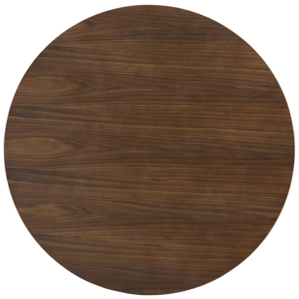 Modway Lippa 47" Round Walnut Dining Table