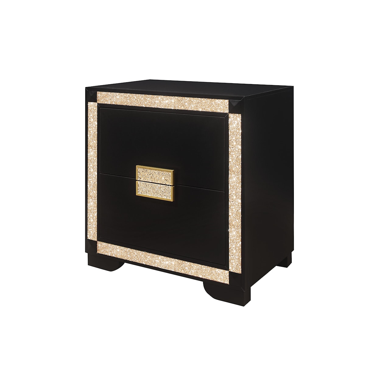 Global Furniture Rivera Two-Tone 2-Drawer Nightstand