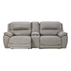 Ashley Signature Design Dunleith Power Reclining Sectional Loveseat