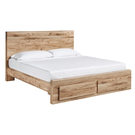 Queen Panel Storage Bed