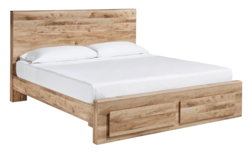 Queen Panel Storage Bed