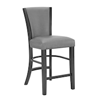 Contemporary Upholstered Counter-Height Dining Chair