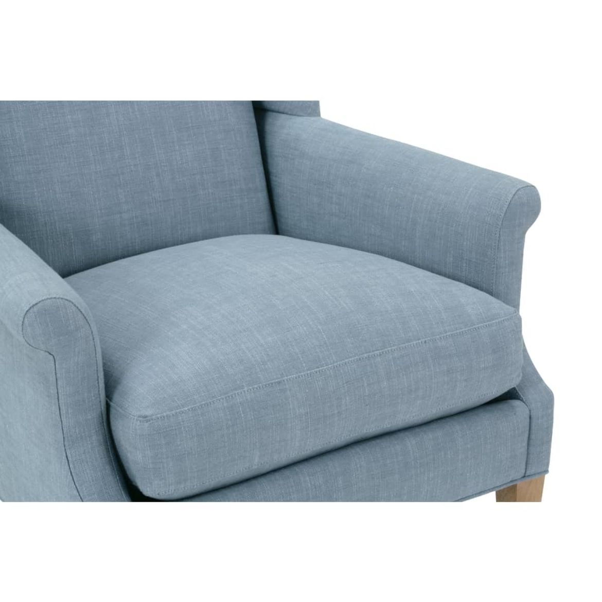 Rowe Heywood Rolled Arm Wing Chair