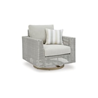 Outdoor Swivel Lounge with Cushion