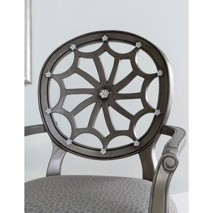 spider web back accent chair