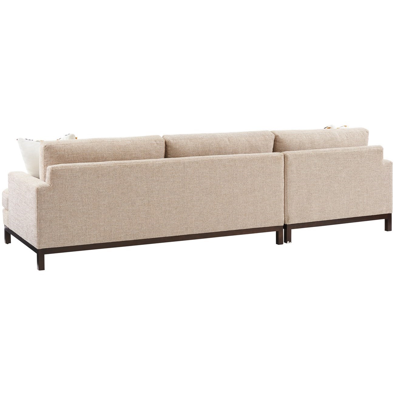 2-Pc Sectional w/ Bronze Base &amp; LAF Chaise