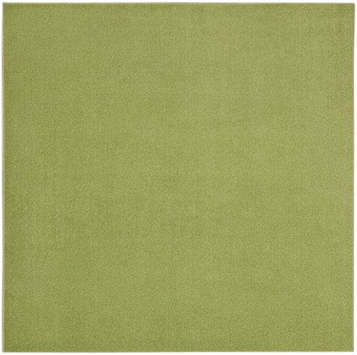5'  Green Square Rug