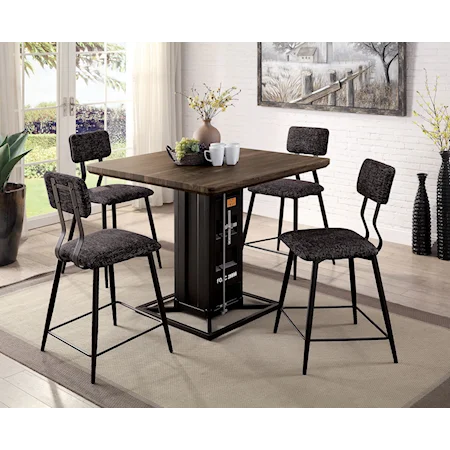 Industrial Counter Height Dining Table