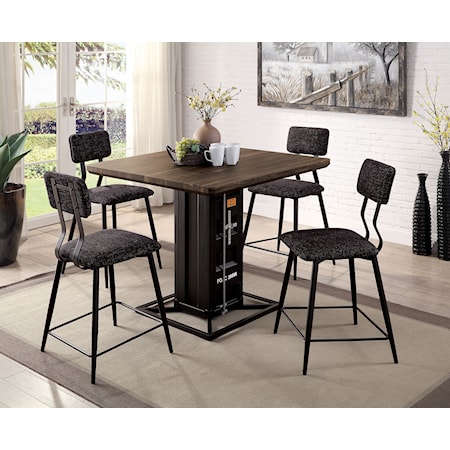 5-Piece Counter Height Table Set