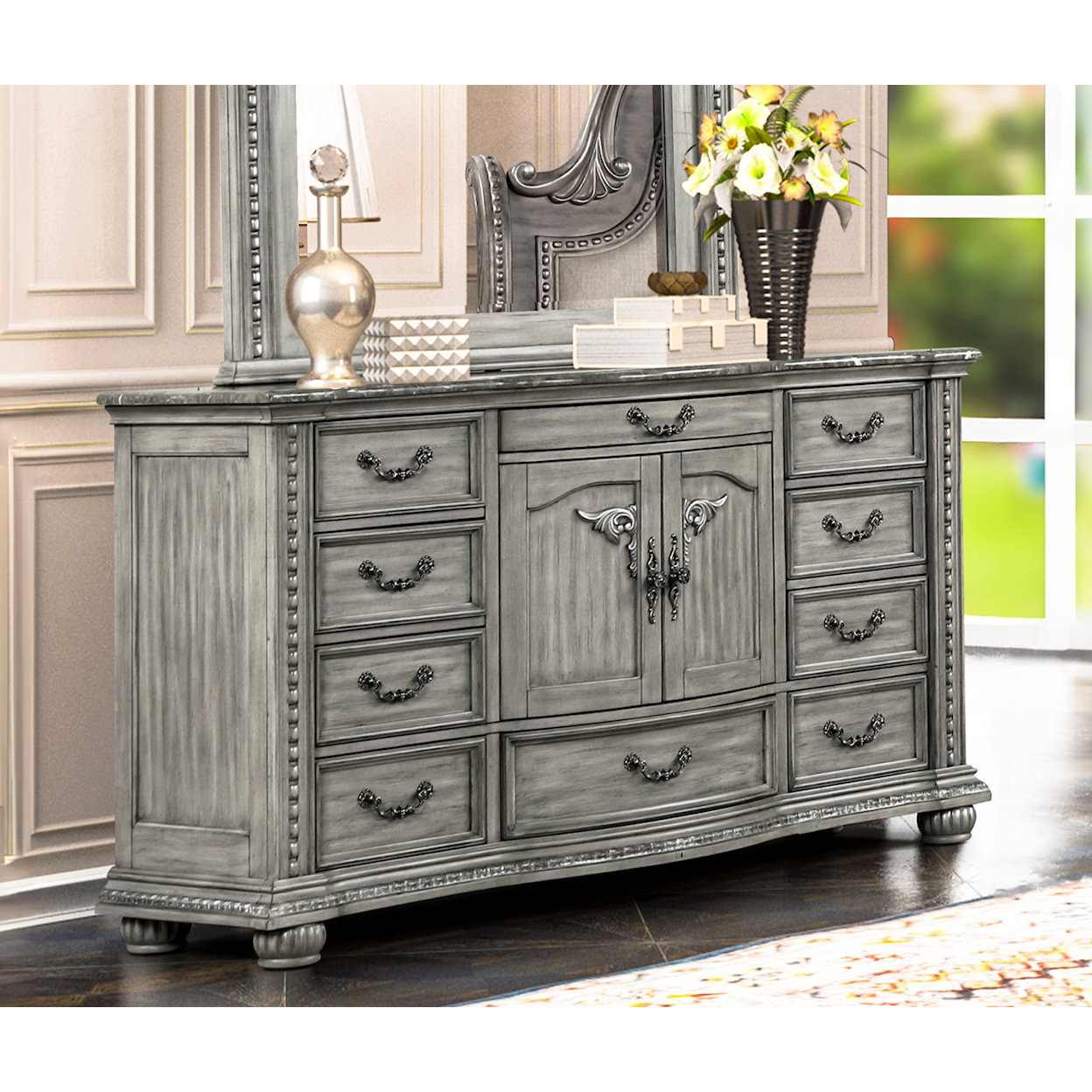 New Classic Furniture Contessa 10-Drawer Dresser