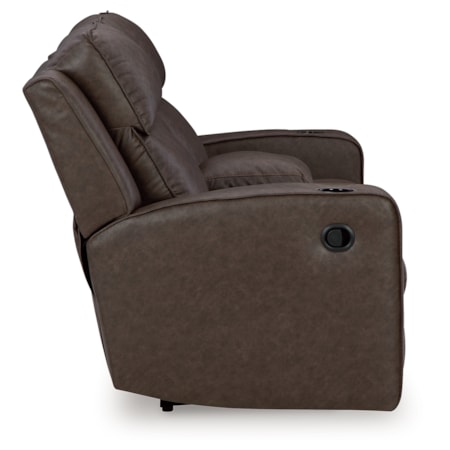 Reclining Loveseat with Console