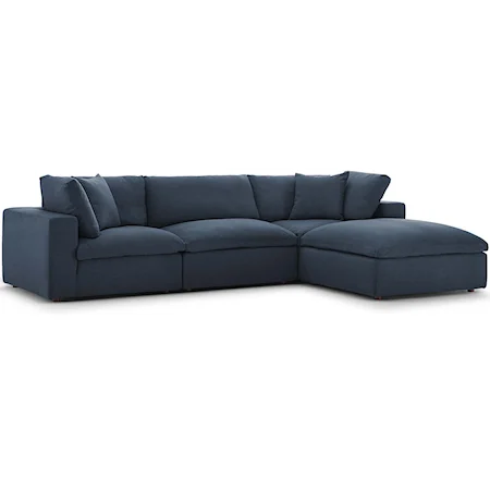 4 Piece Sectional Sofa Set