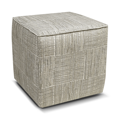 Contemporary Accent Ottoman with Casters