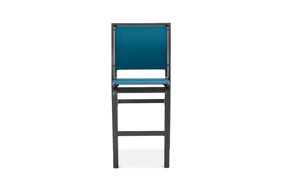 Stacking Bar-Height Armless Sling Cafe Chair