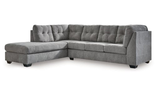 Contemporary 2-Piece Sectional with Chaise