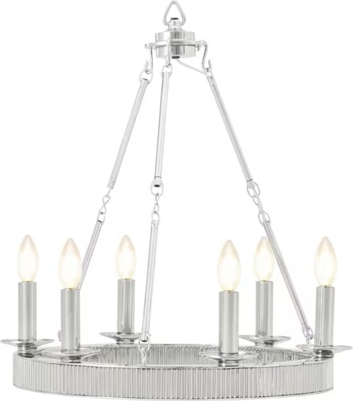 Transitional 6-Light Chandelier