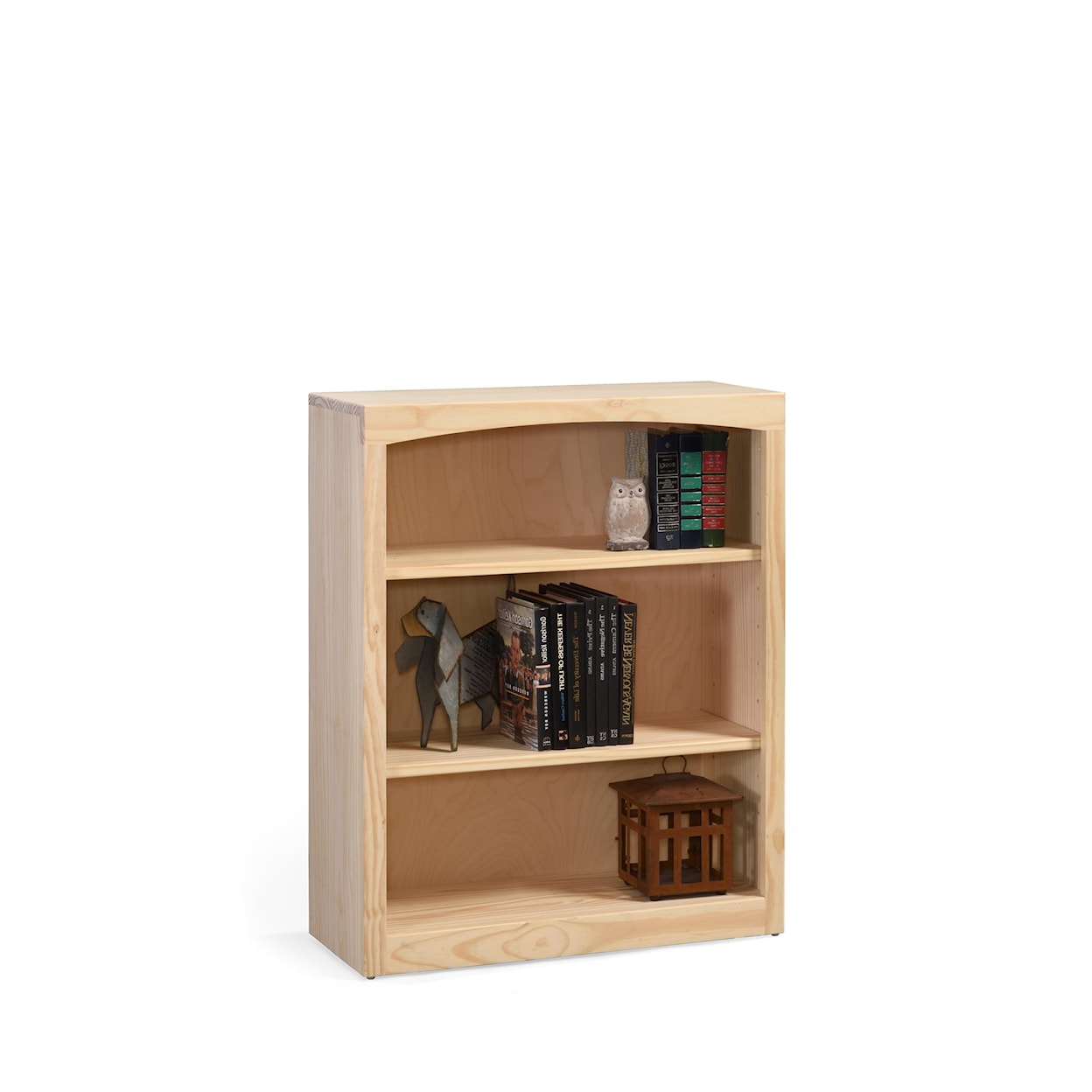 Archbold Furniture Pine Bookcases Customizable 36" Tall Pine Bookcase