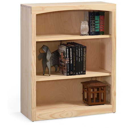 Customizable 36" Tall Pine Bookcase