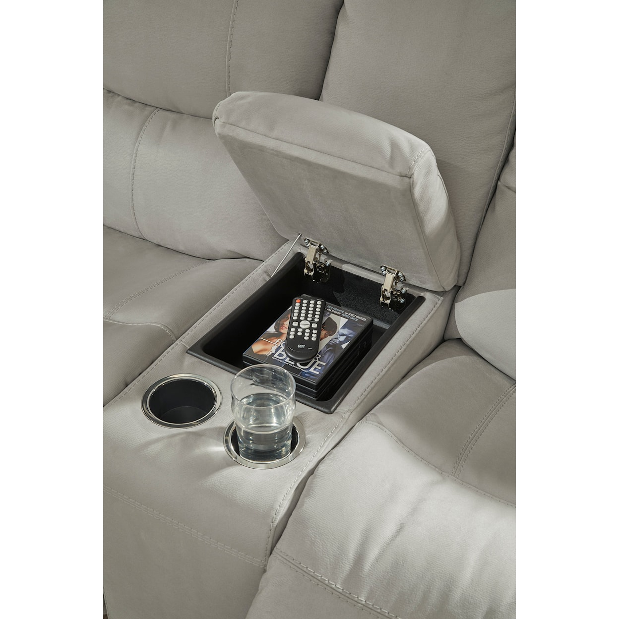 Signature Next-Gen Gaucho Power Reclining Loveseat with Console