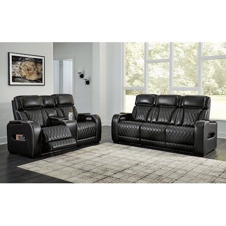 Power Reclining Sofa And Loveseat