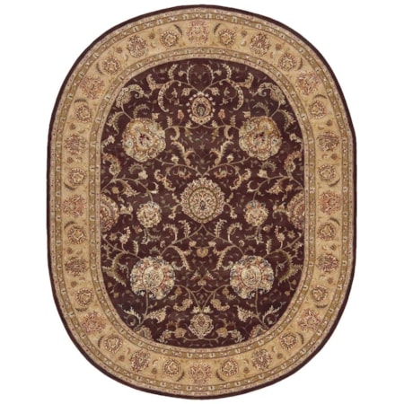7'6" x 9'6" Oval  Rug