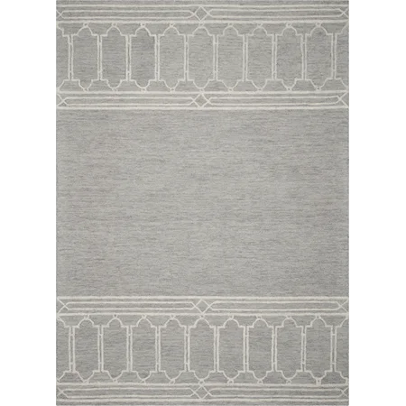 27" X 45" Grey Cassa Rug