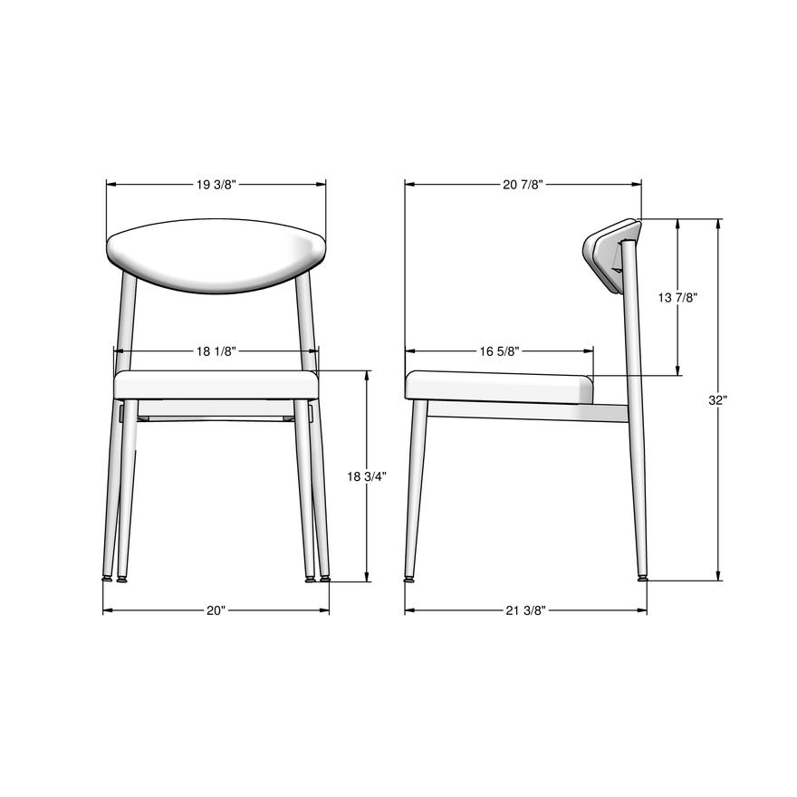 Upholstered Dining Side Chair
