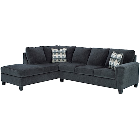 2-Piece Sectional w/ Left Chaise and Sleeper