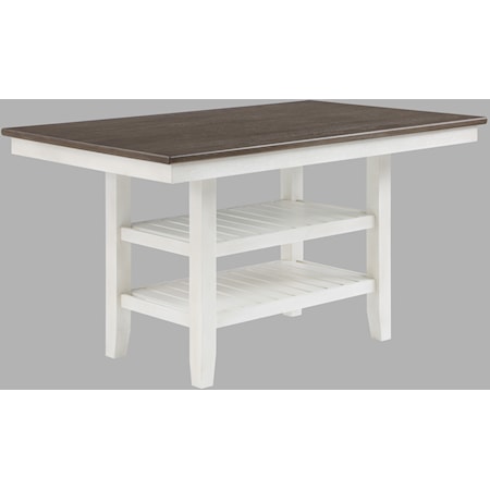 Counter Height Table Chalk Grey