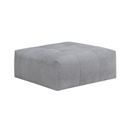 46" Sq. Accent Ottoman w/Caster Base