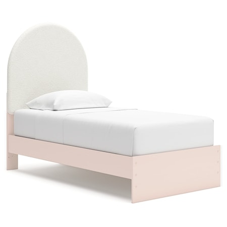 Twin Upholstered Panel Bed With Storage