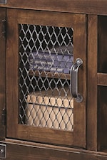 Wire Door Fronts Instill Pieces with Industrial Style