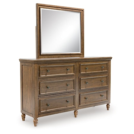 Dresser And Mirror