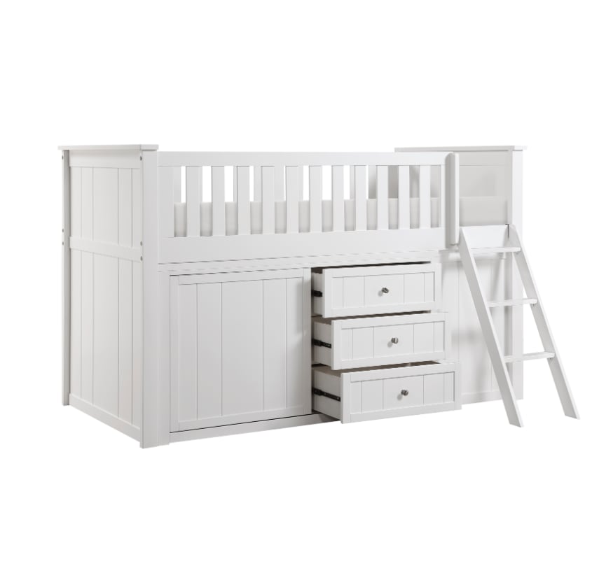 Low Loft Bunk with Storage