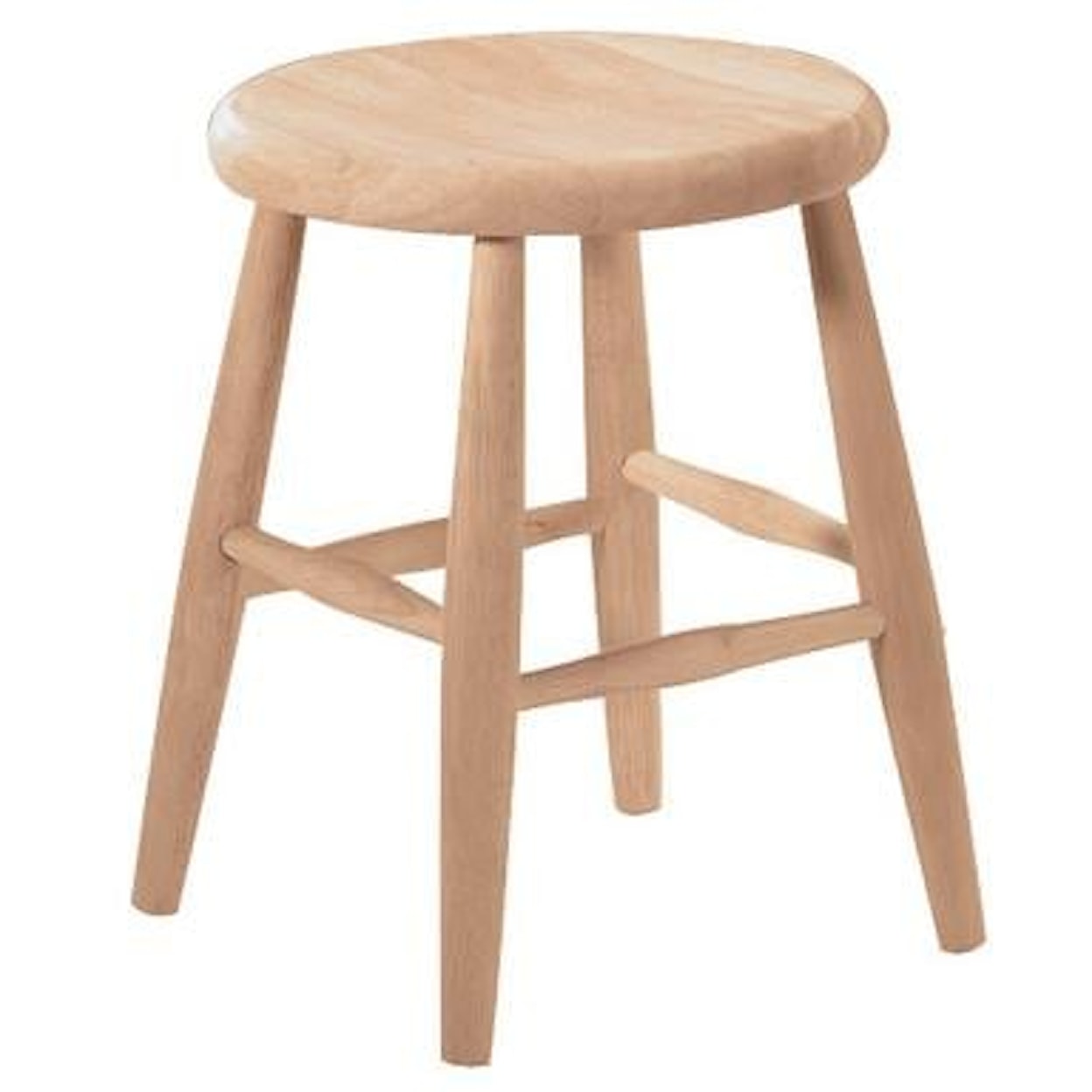 John Thomas SELECT Dining Room 18" Scoop Seat Stool