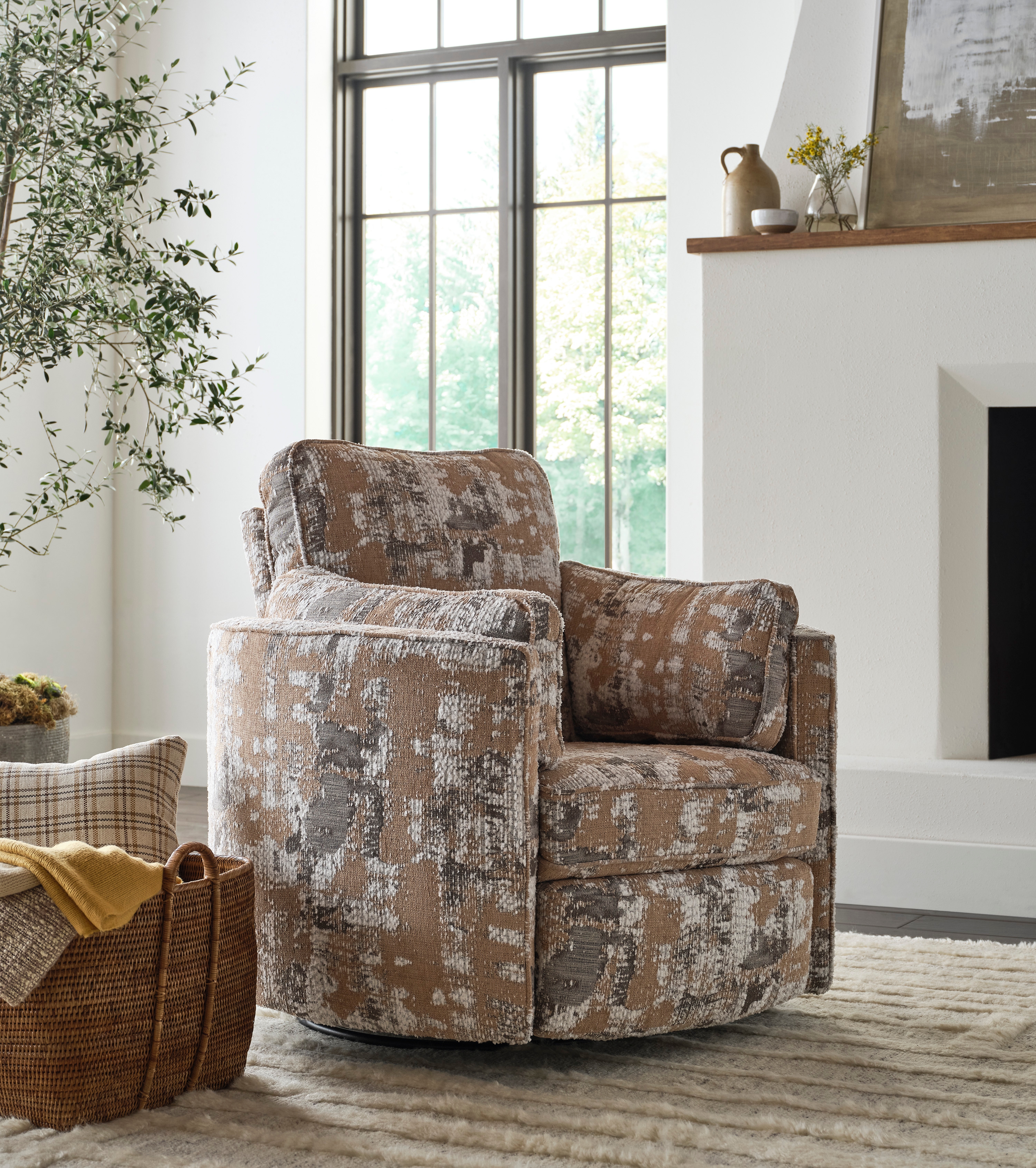 Swivel Barrel Recliner