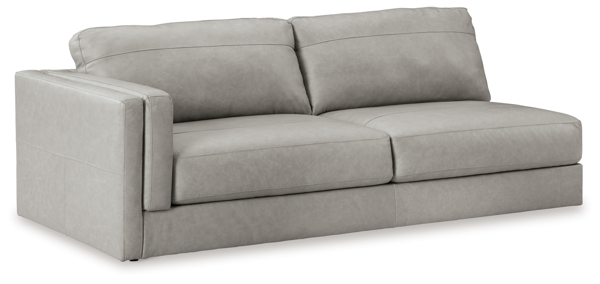 Signature Design by Ashley Amiata 2-Piece Sectional With Chaise And Ottoman