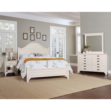 6-Drawer Dresser and Landscape Mirror Set