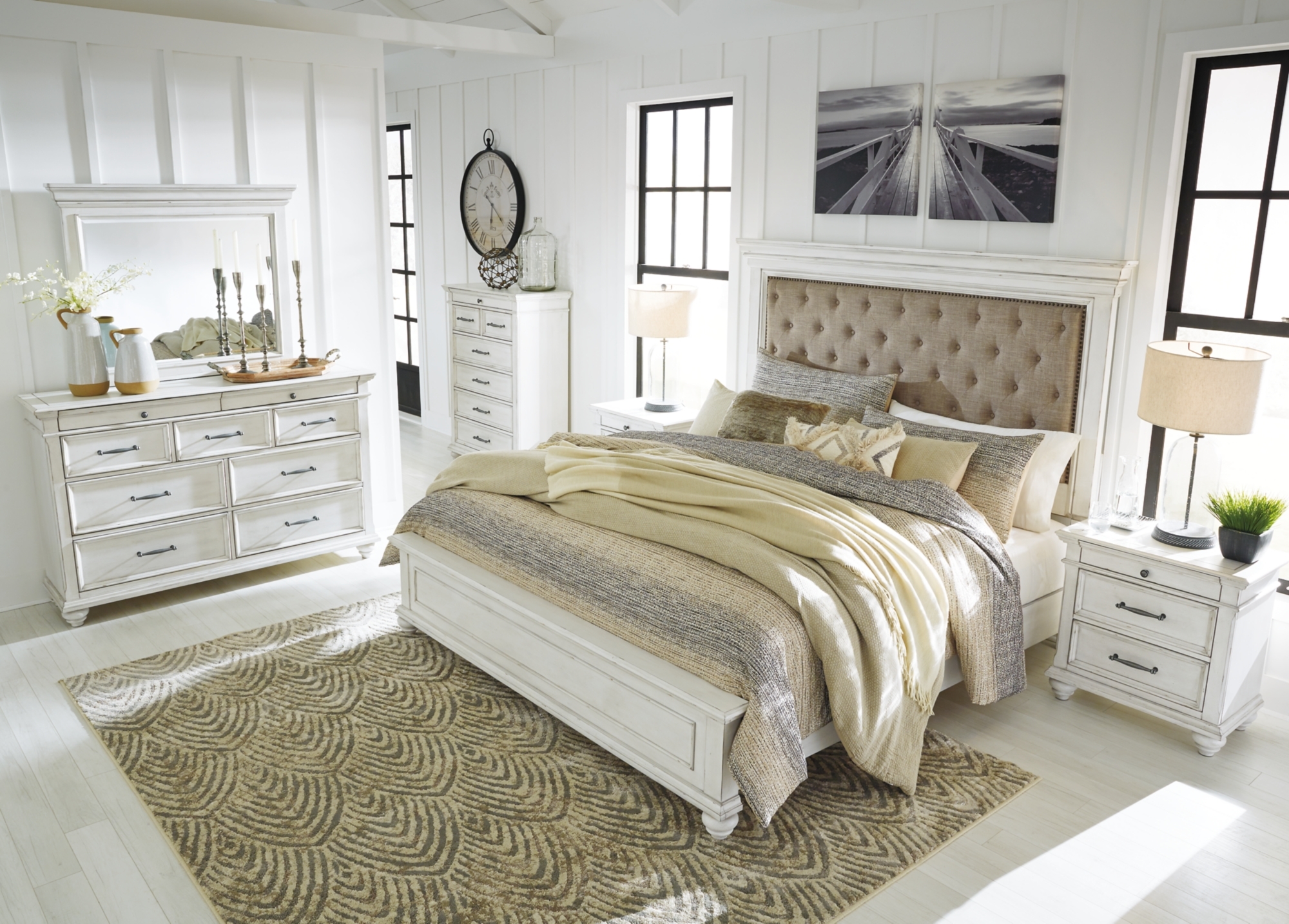 Ashley Kanwyn Queen Panel Bed