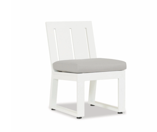 Contemporary Outdoor Armless Dining Chair
