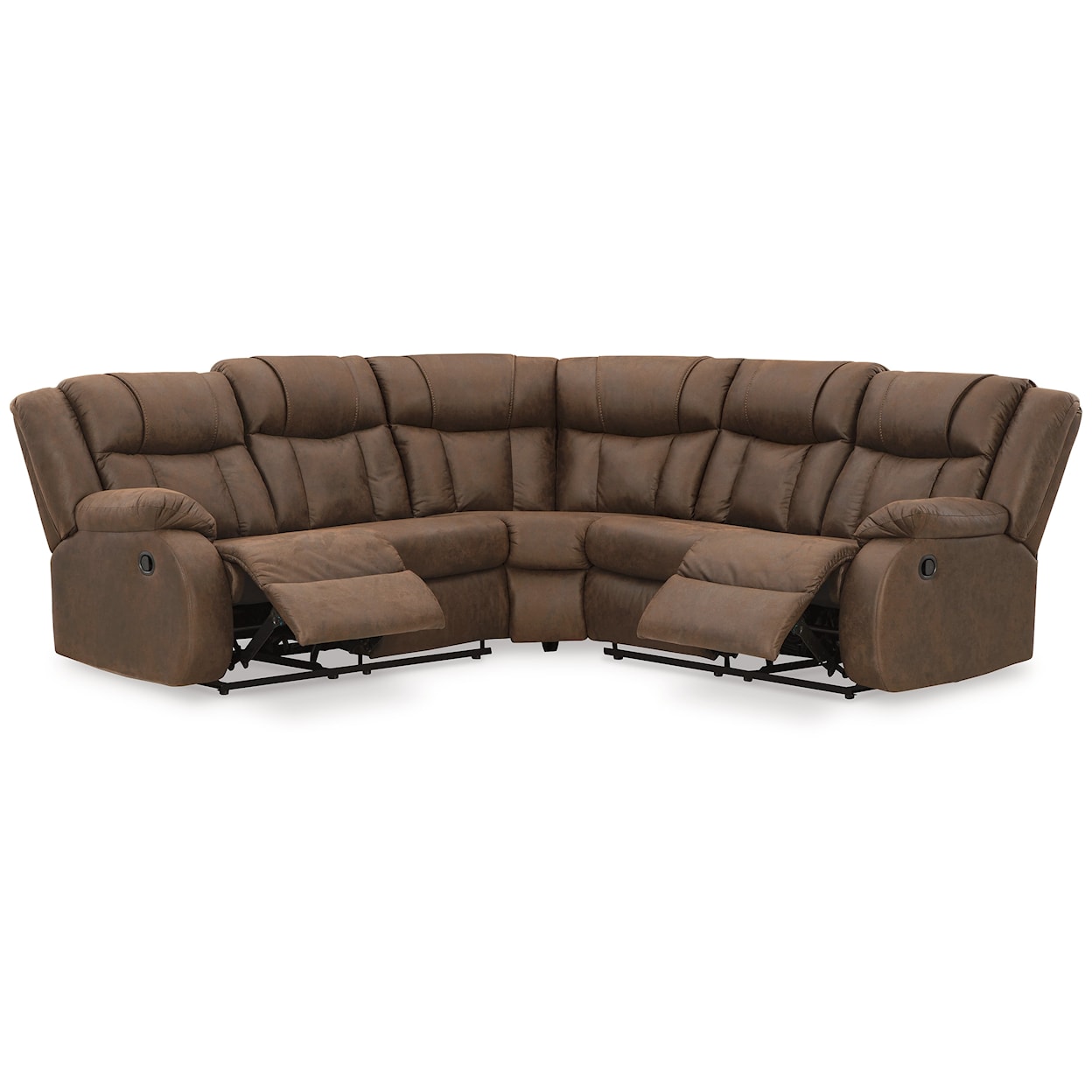 Benchcraft Trail Boys Reclining Sectional Sofa