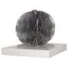 Moe's Home Collection Sculptures Iron Orb White Marble