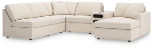 6-Piece Sectional With Chaise